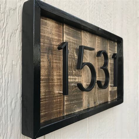 The 15 Best Rustic House Numbers 